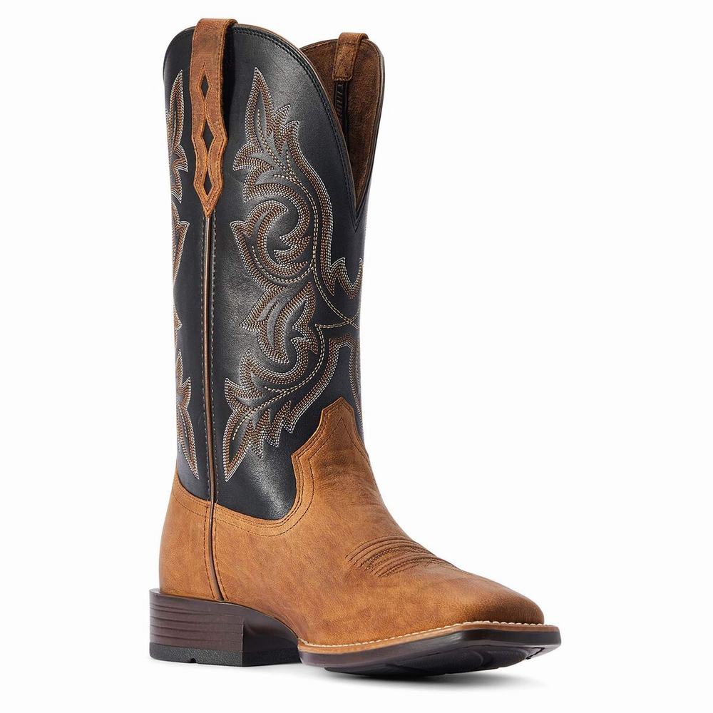 Men's Ariat Drover Ultra Western Boots Multicolor | YZHR-52970