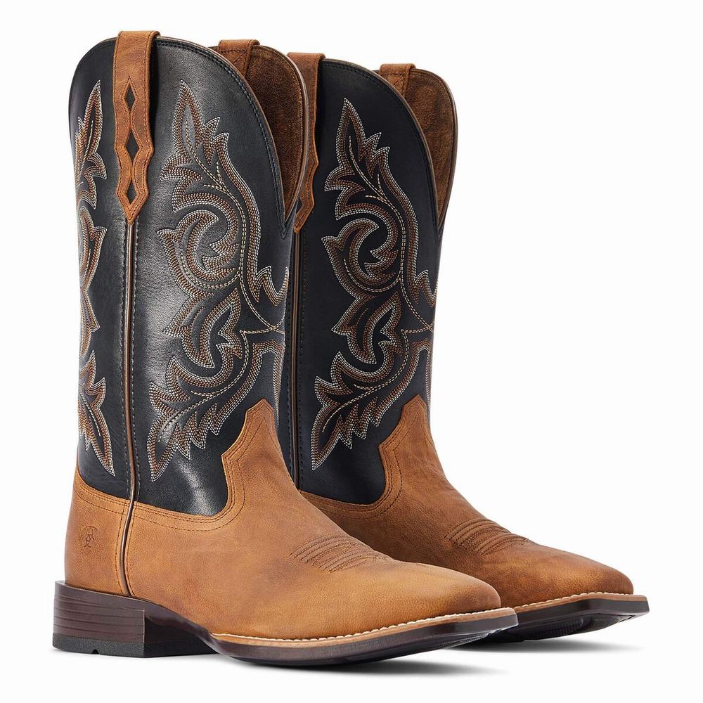 Men's Ariat Drover Ultra Western Boots Multicolor | YZHR-52970