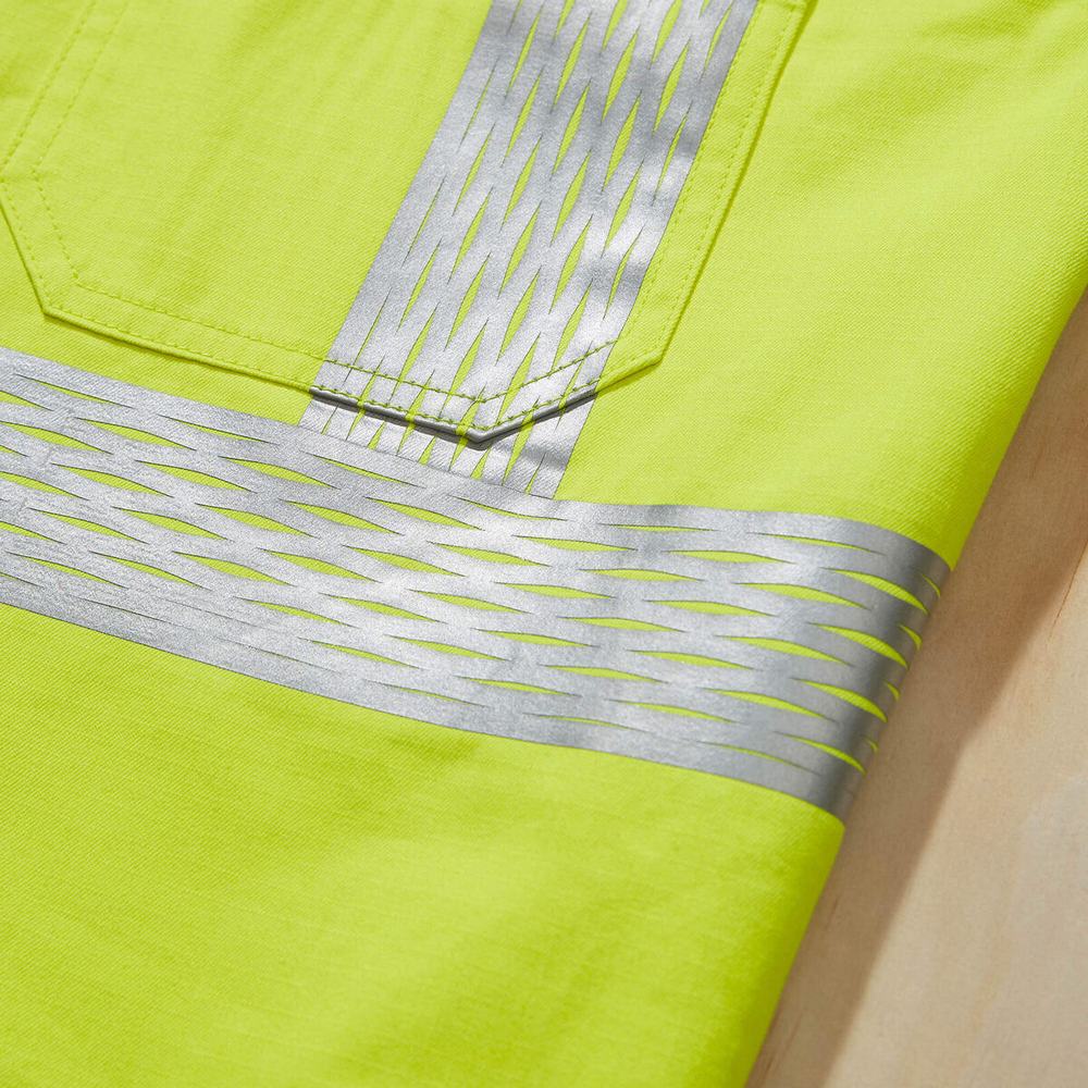 Men's Ariat FR Hi-Vis Shirts Yellow | JEDR-27195