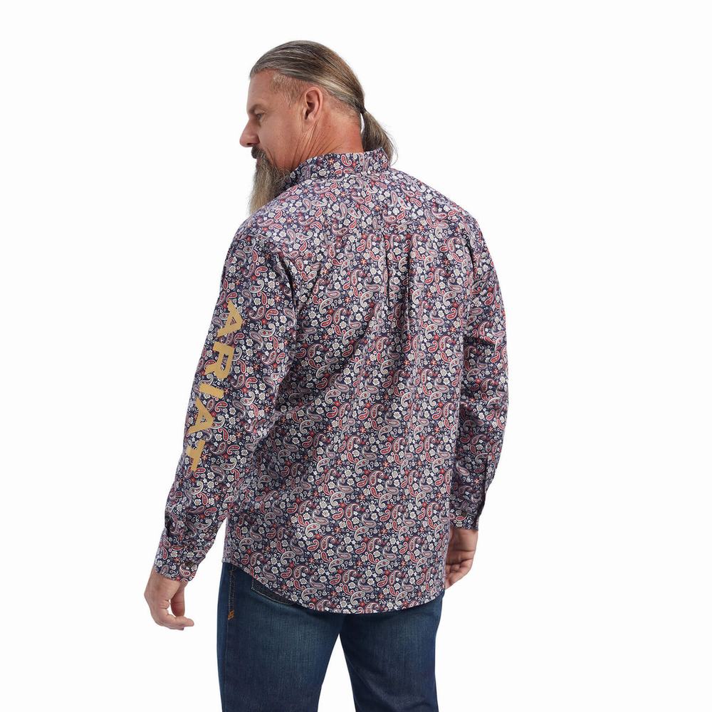 Men's Ariat FR Werner Logo Shirts Multicolor | OKCL-19735