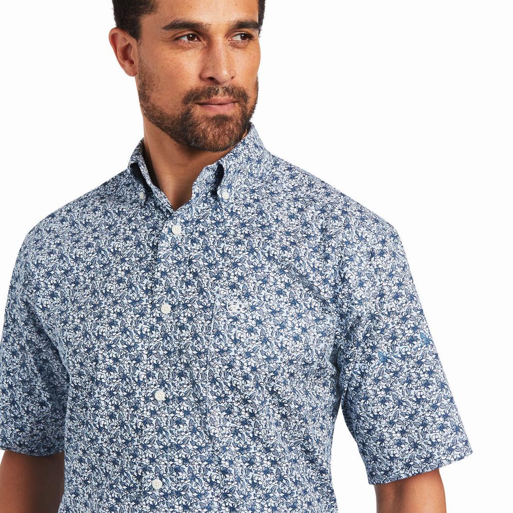 Men's Ariat Farid Classic Fit Shirts Multicolor | HCFQ-90472