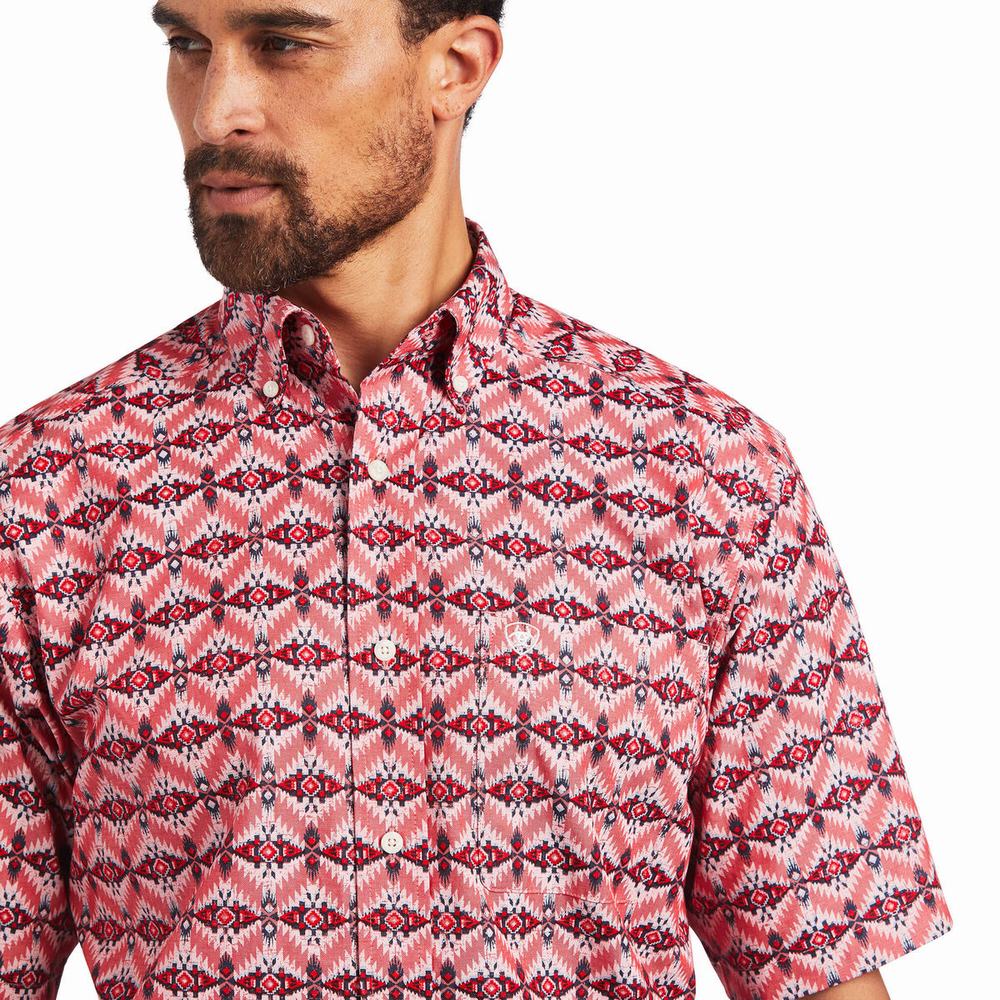 Men's Ariat Frankie Classic Fit Shirts Multicolor | MDGO-89361