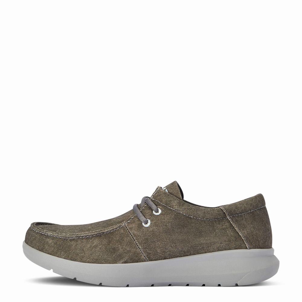 Men's Ariat Hilo Sneakers Deep Grey | QUKX-37612