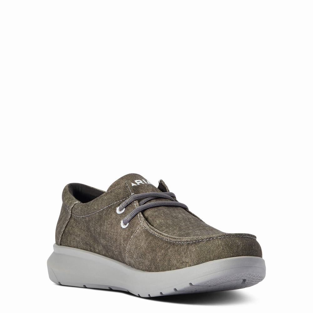 Men's Ariat Hilo Sneakers Deep Grey | QUKX-37612