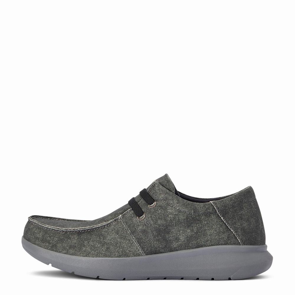 Men's Ariat Hilo Stretch Sneakers Grey | LPER-54269