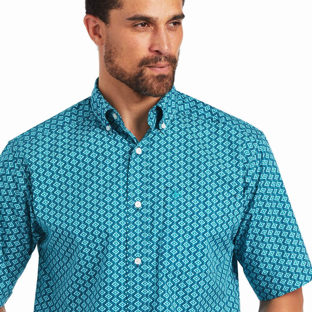 Men's Ariat Izan Classic Fit Shirts Multicolor | ZDTM-69542