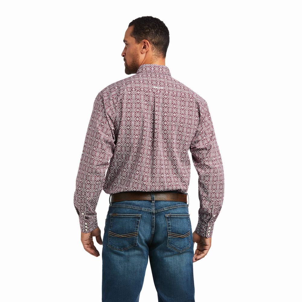 Men's Ariat Jair Classic Fit Shirts Multicolor | PNUL-81632