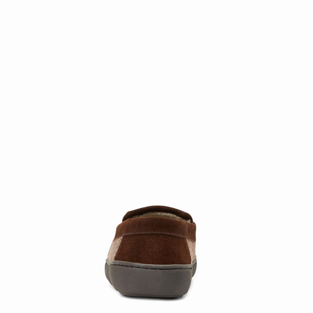 Men's Ariat Lincoln Slippers Brown | GWNQ-10379