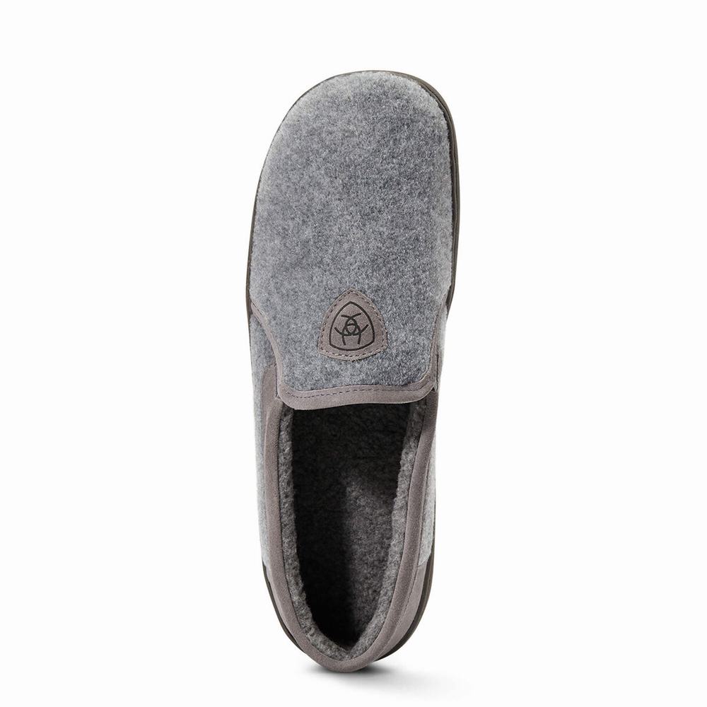 Men's Ariat Lincoln Slippers Grey | PKTU-31642