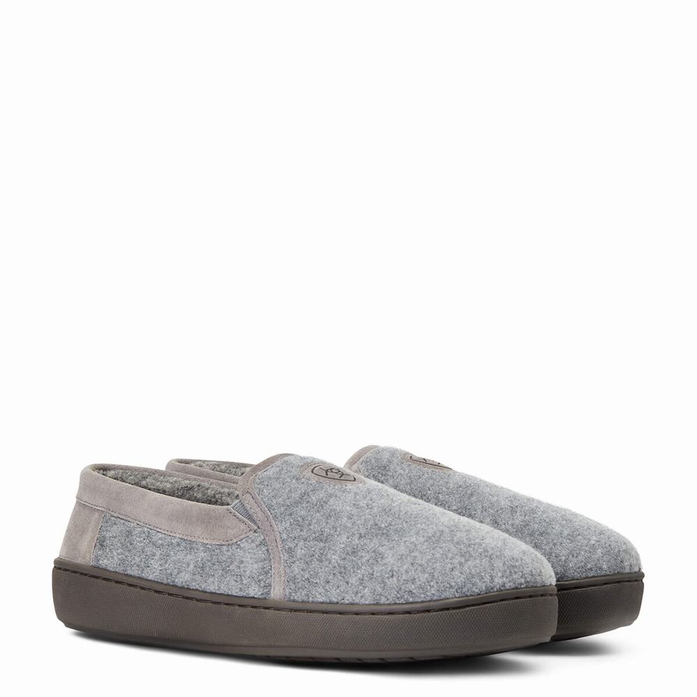 Men's Ariat Lincoln Slippers Grey | PKTU-31642