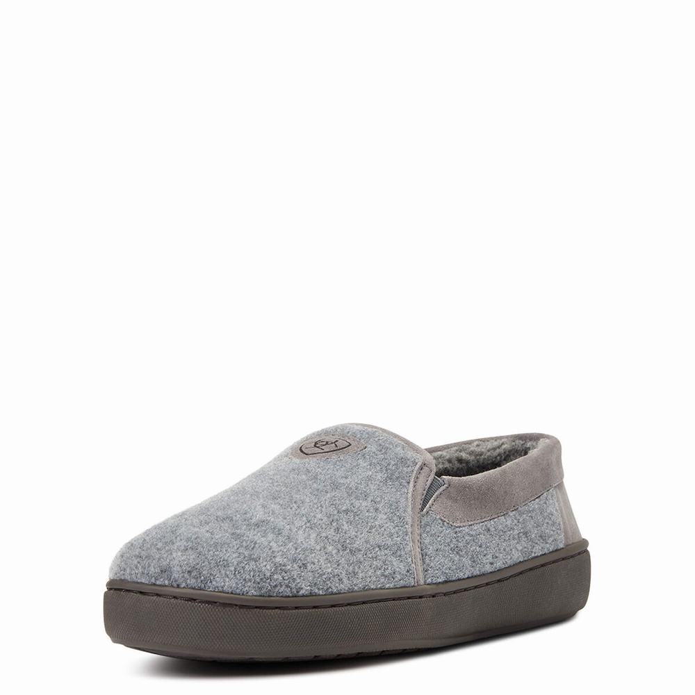 Men\'s Ariat Lincoln Slippers Grey | PKTU-31642