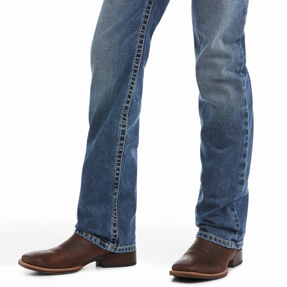 Men's Ariat M2 Relaxed Stretch Riverside Stackable Cut Pants Multicolor | XCEJ-29680