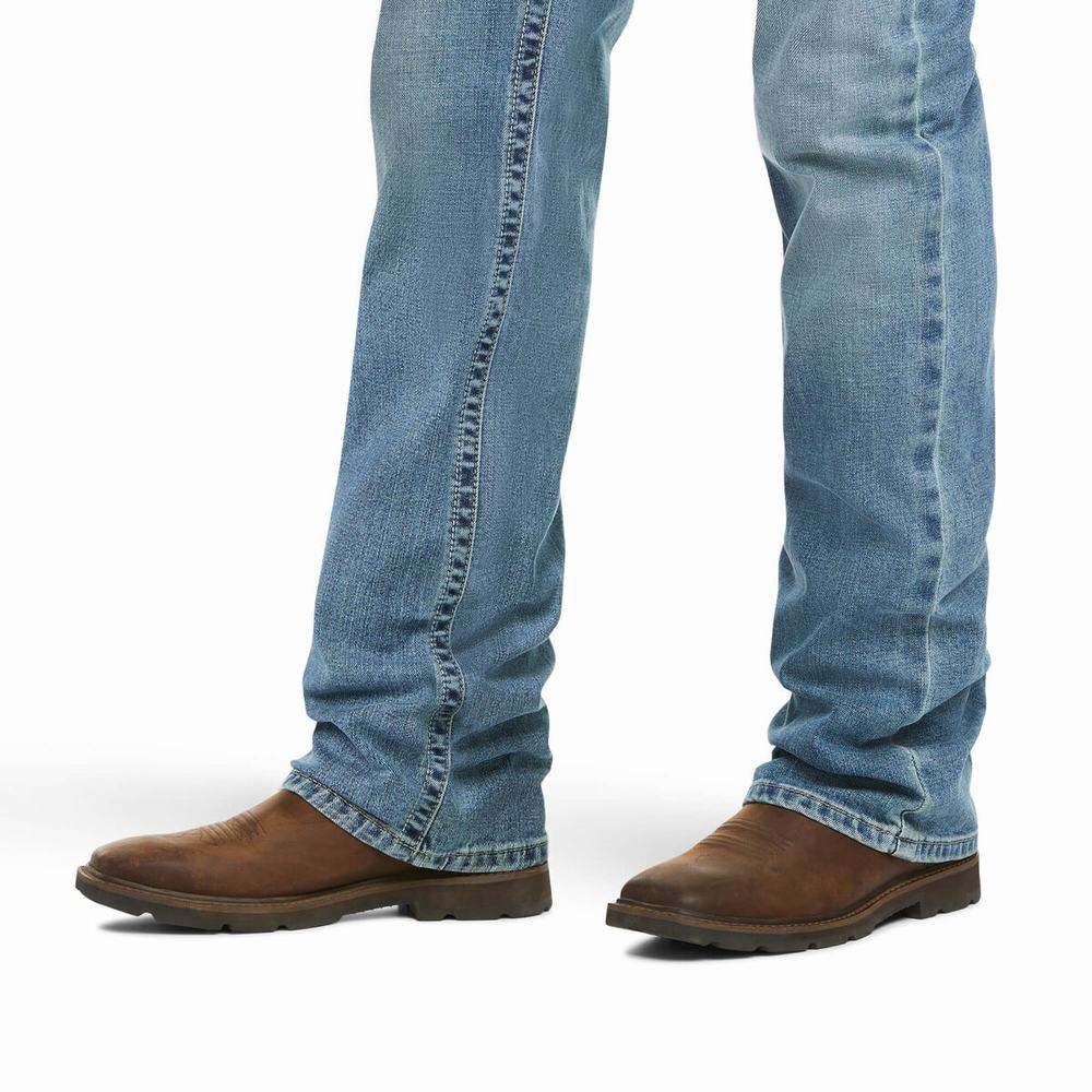 Men's Ariat M4 Low Rise Stretch Edwards Stackable Bootcut Pants Multicolor | IUOQ-54362