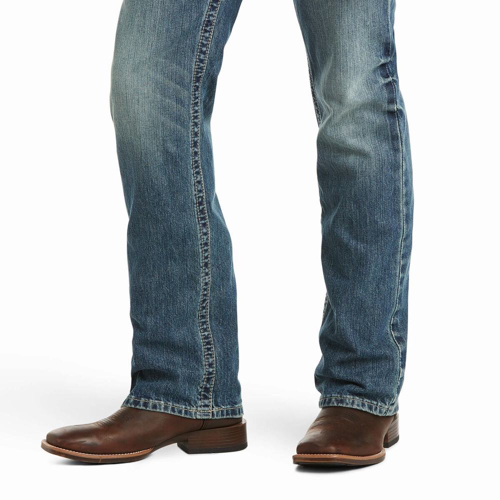 Men's Ariat M5 Slim Gambler Pants Multicolor | RDHS-19852