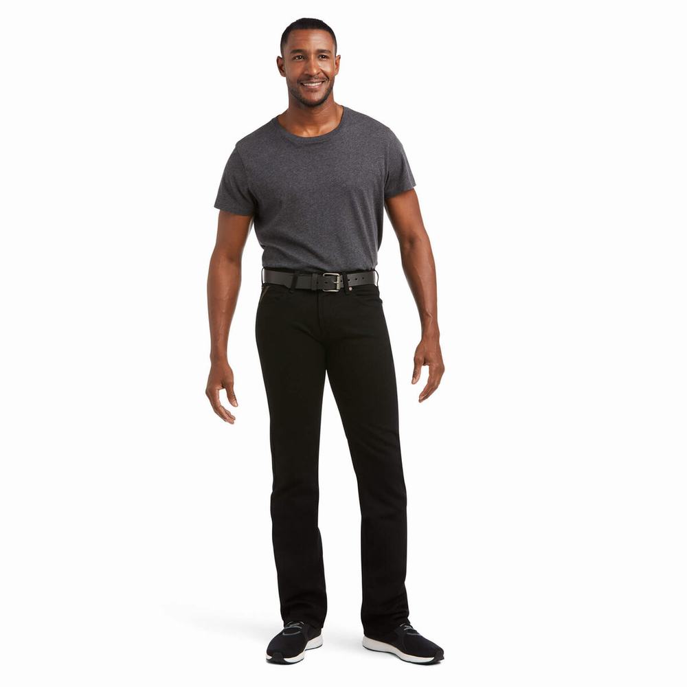 Men's Ariat M7 Slim Legacy Pants Black | AWTL-49670