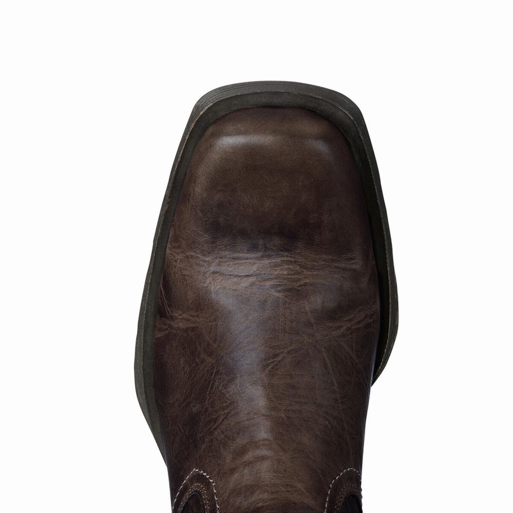 Men's Ariat Midtown Rambler Dress Boots Brown | GVCJ-60814