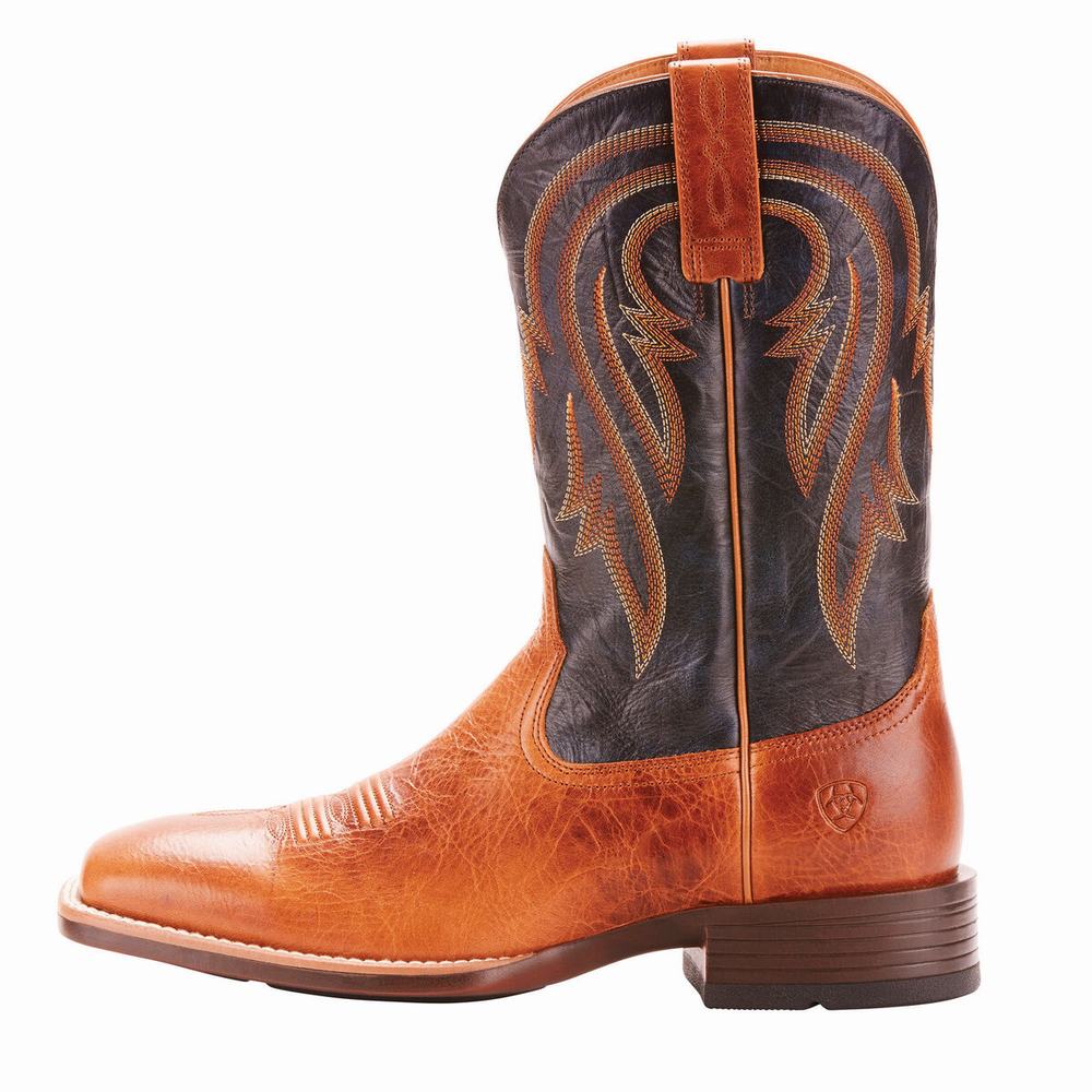 Men's Ariat Plano Western Boots Multicolor | SXNC-51762