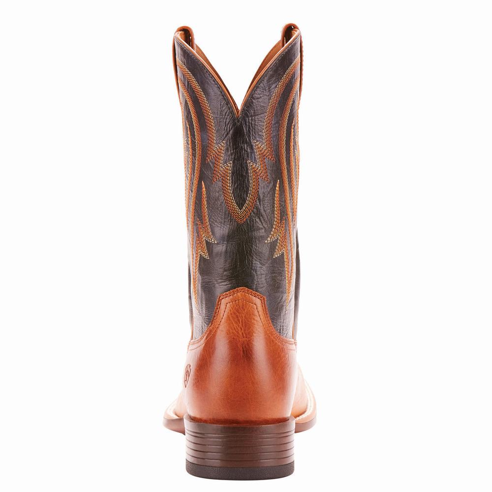 Men's Ariat Plano Western Boots Multicolor | SXNC-51762