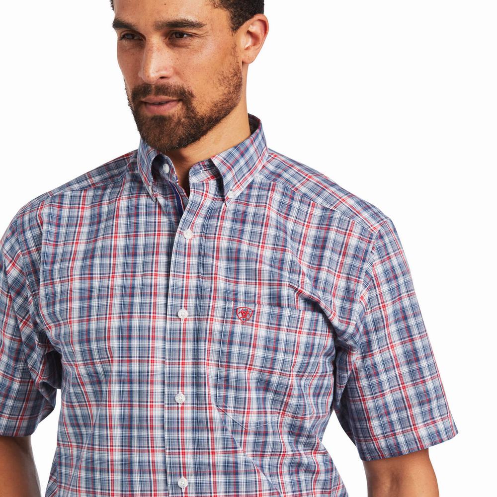 Men's Ariat Pro Series Flint Classic Fit Shirts Multicolor | TCFB-49103