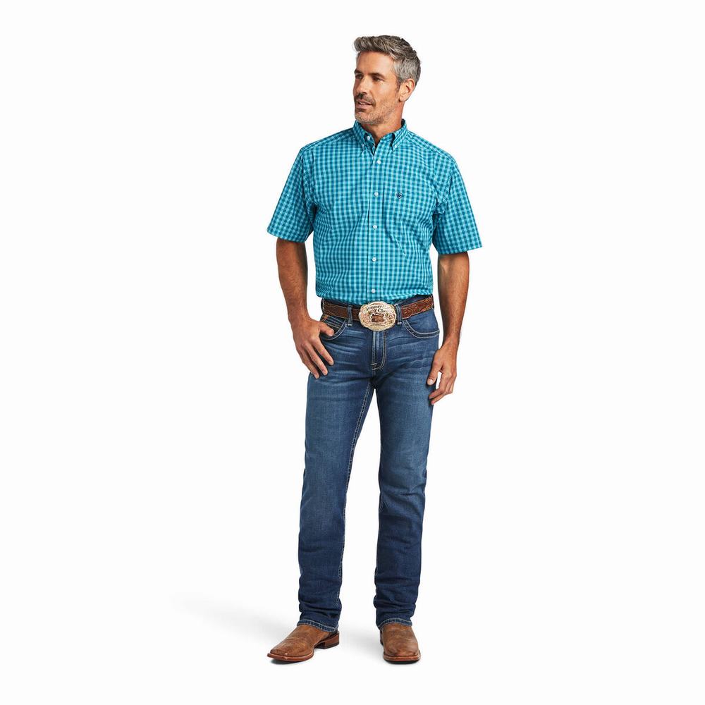 Men's Ariat Pro Series Ignatius Classic Fit Shirts Multicolor | ZFHW-64035