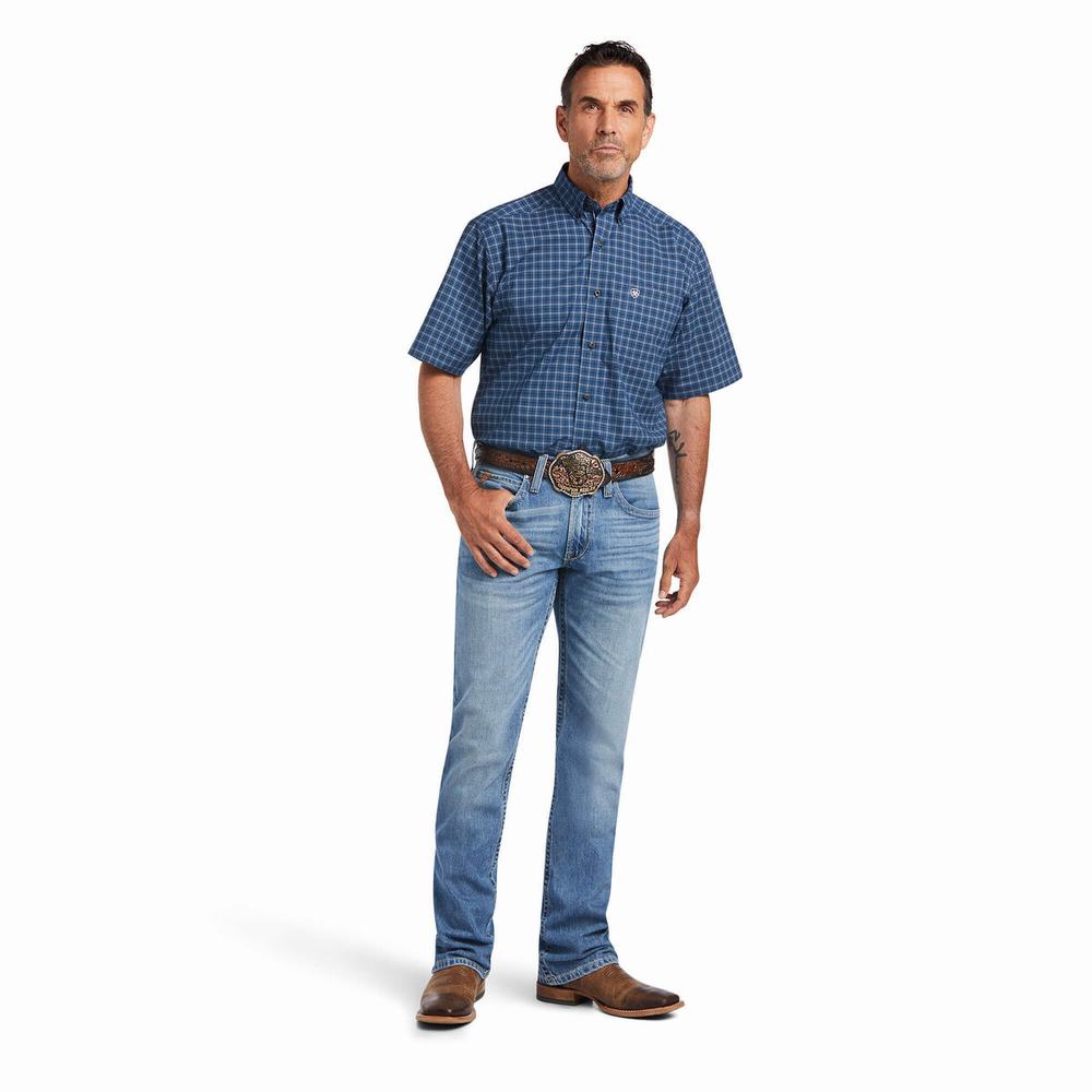 Men's Ariat Pro Series Kyree Stretch Classic Fit Shirts Multicolor | GCPN-34512