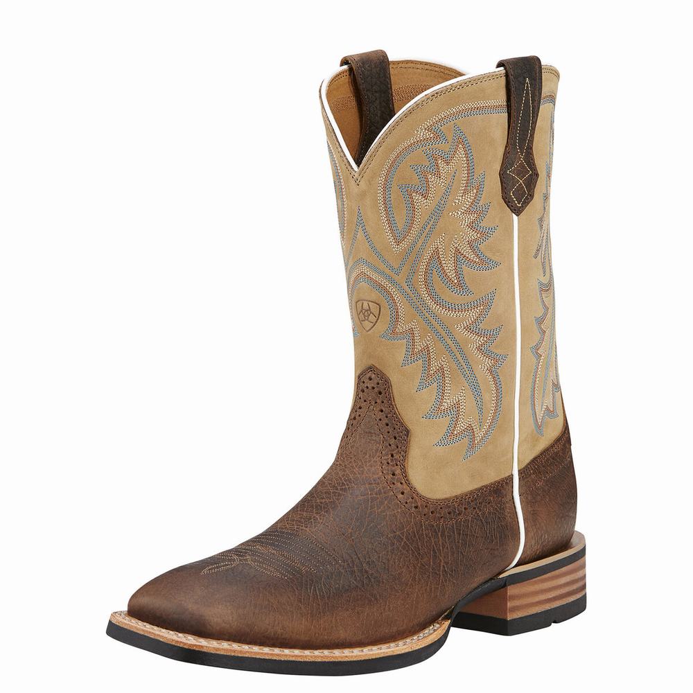 Men\'s Ariat Quickdraw Western Boots Multicolor | GOCF-67310