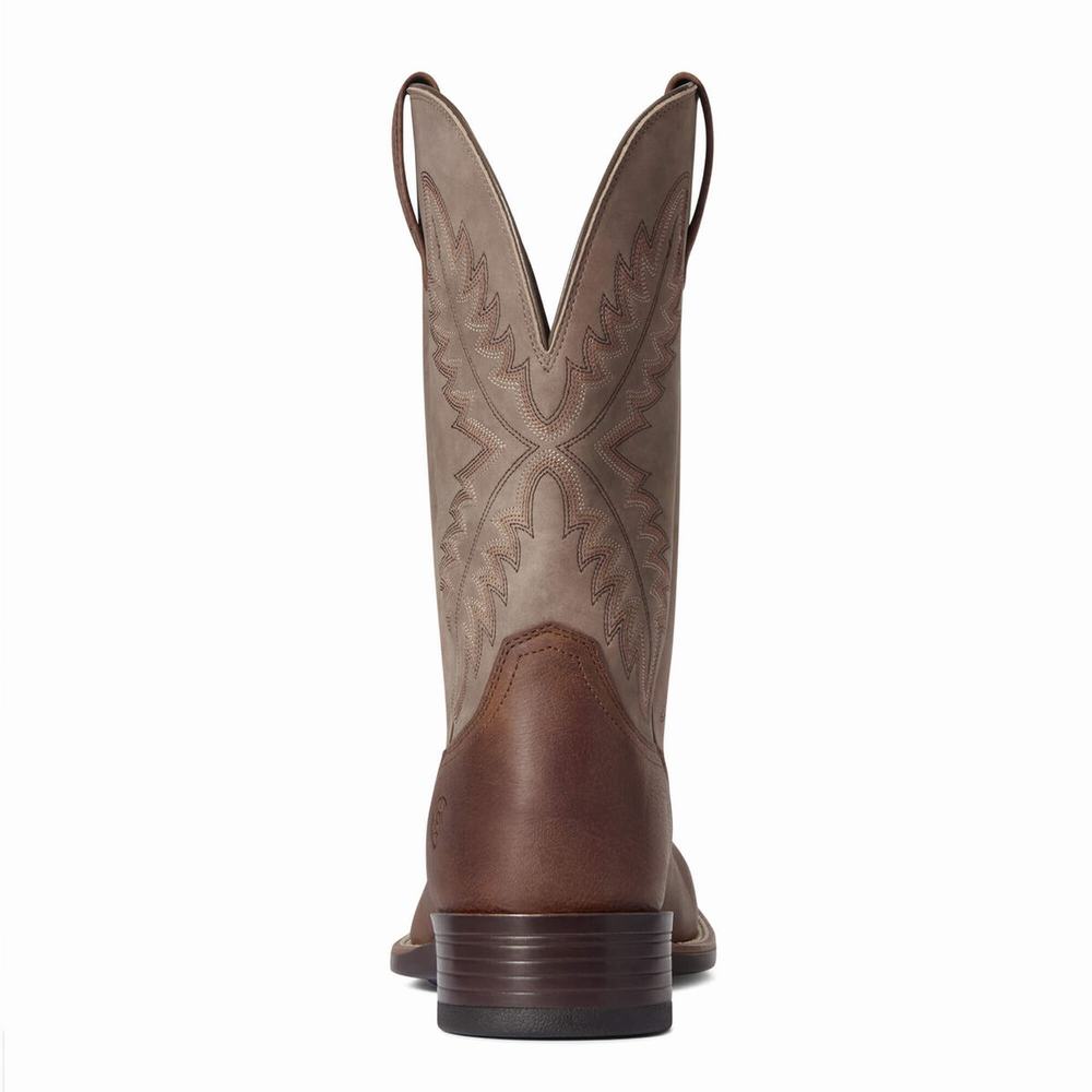 Men's Ariat Rawly Ultra Western Boots Brown | DWYF-06574