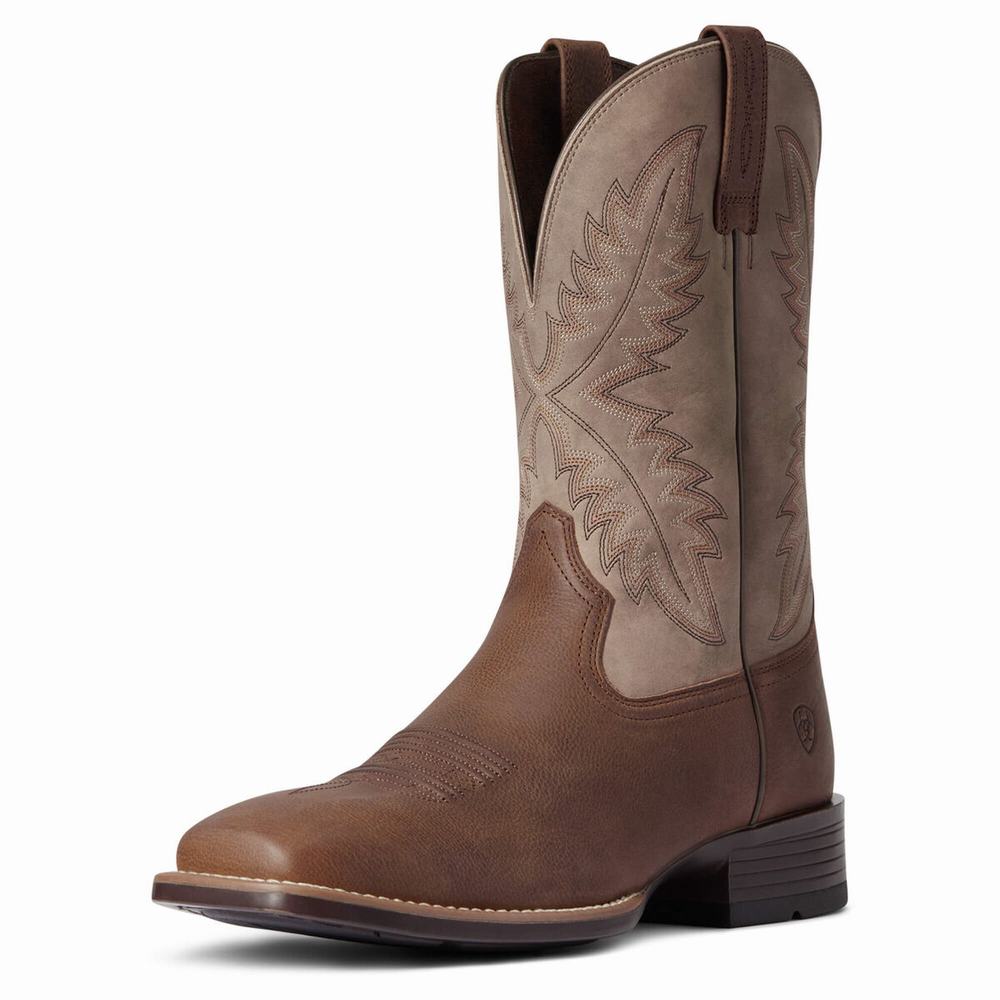 Men\'s Ariat Rawly Ultra Western Boots Brown | DWYF-06574