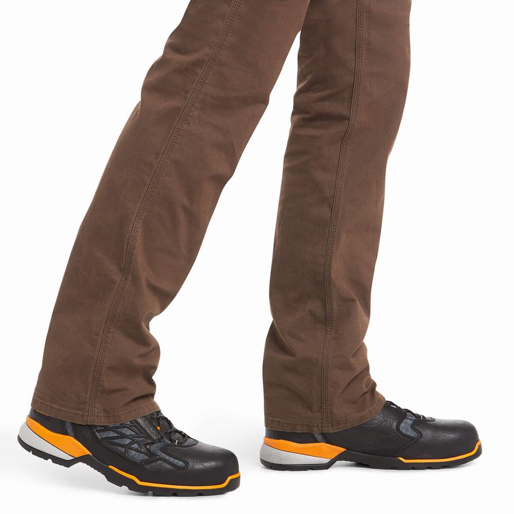 Men's Ariat Rebar M4 Low Rise DuraStretch Made Tough Pants Multicolor | OXSK-38079