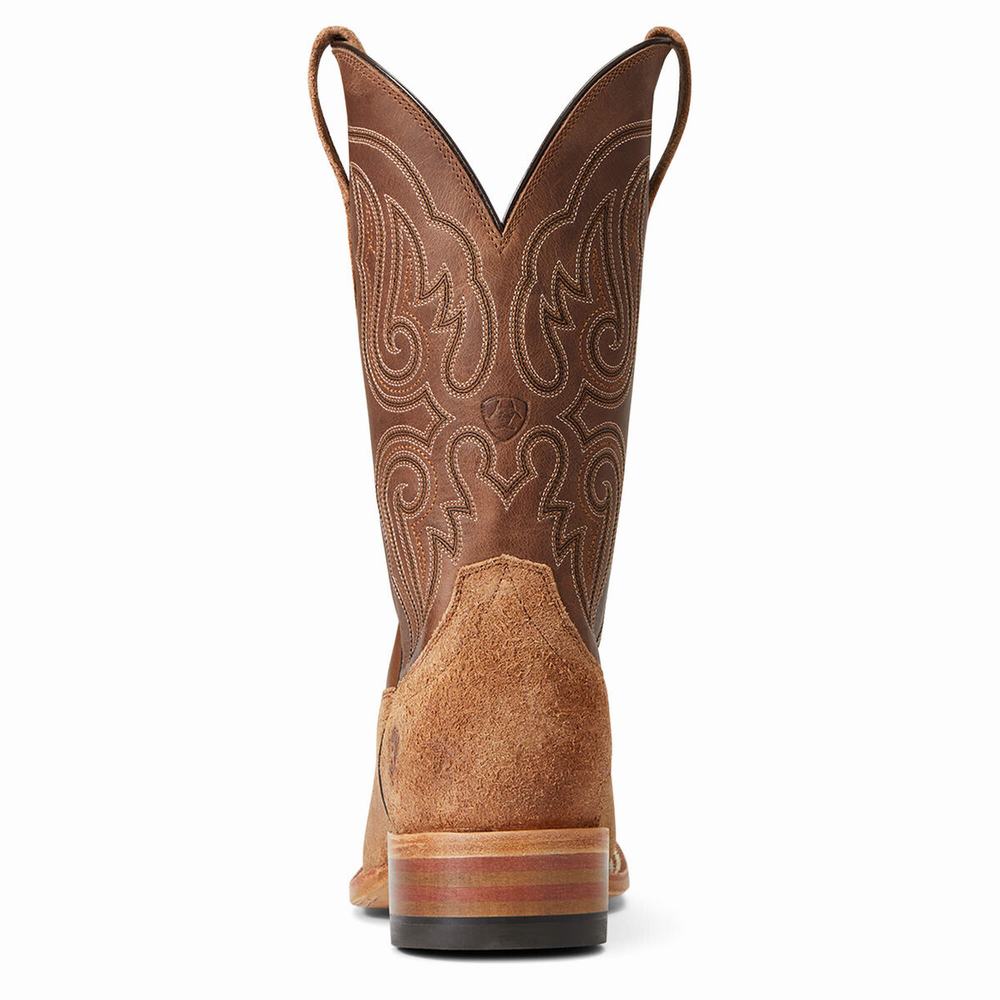 Men's Ariat Relentless Sic 'Em Western Boots Brown | CPON-95174