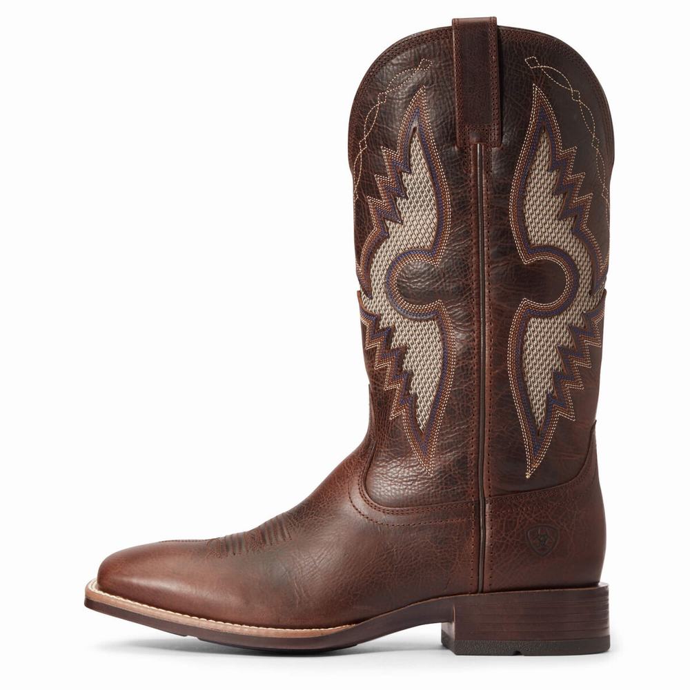 Men's Ariat Solado VentTEK Western Boots Multicolor | TPER-78960