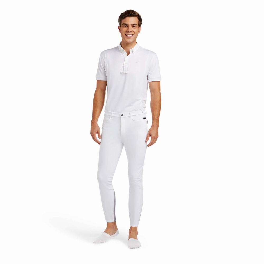 Men's Ariat Speranza Riding Pants White | HCKZ-19768