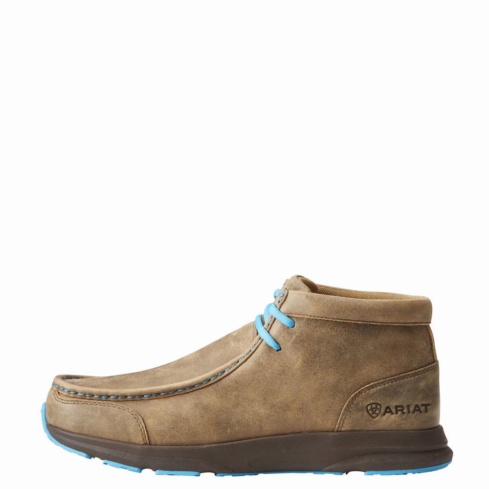 Men's Ariat Spitfire Sneakers Brown / Blue | VKRJ-98417