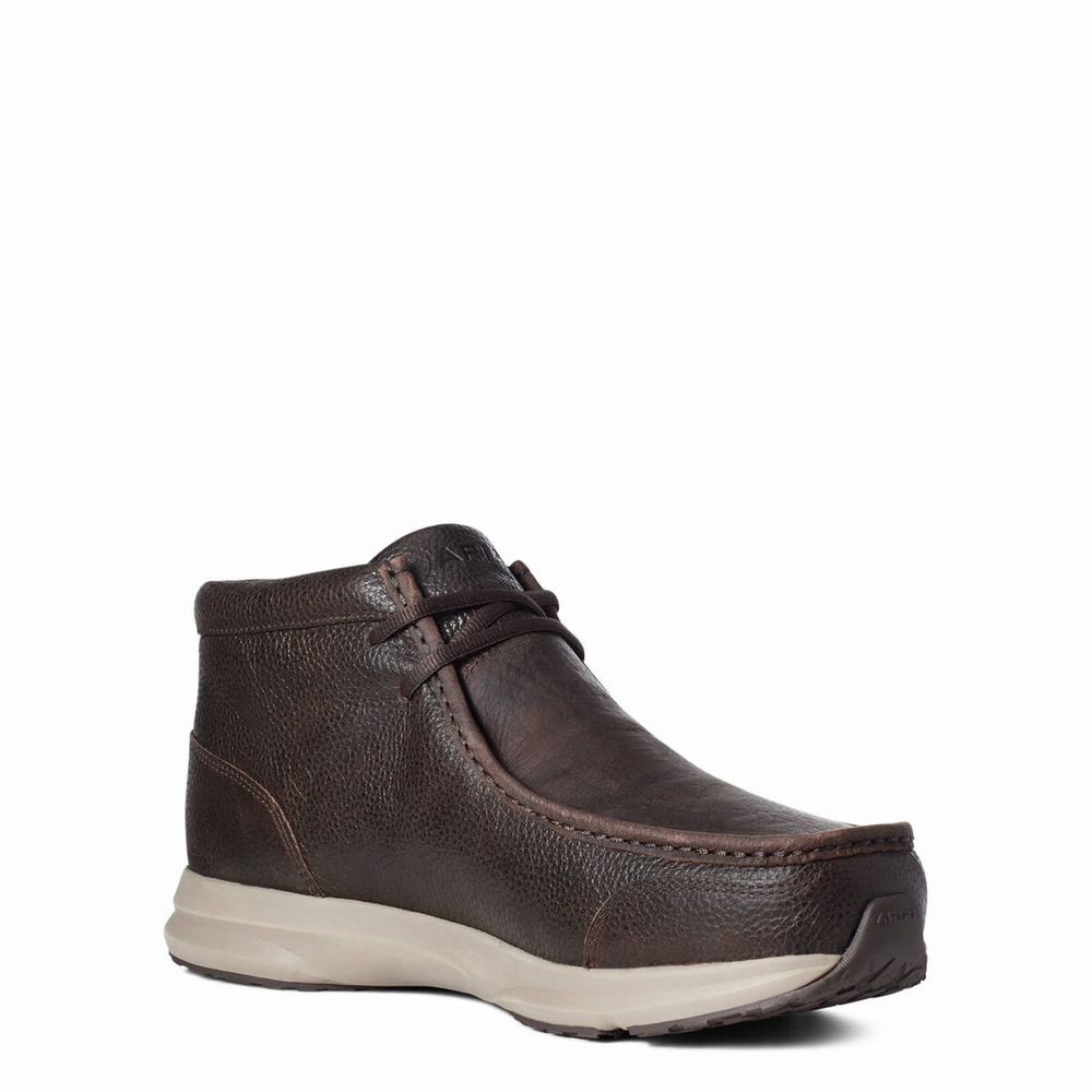 Men's Ariat Spitfire Sneakers Brown | CQOL-61954