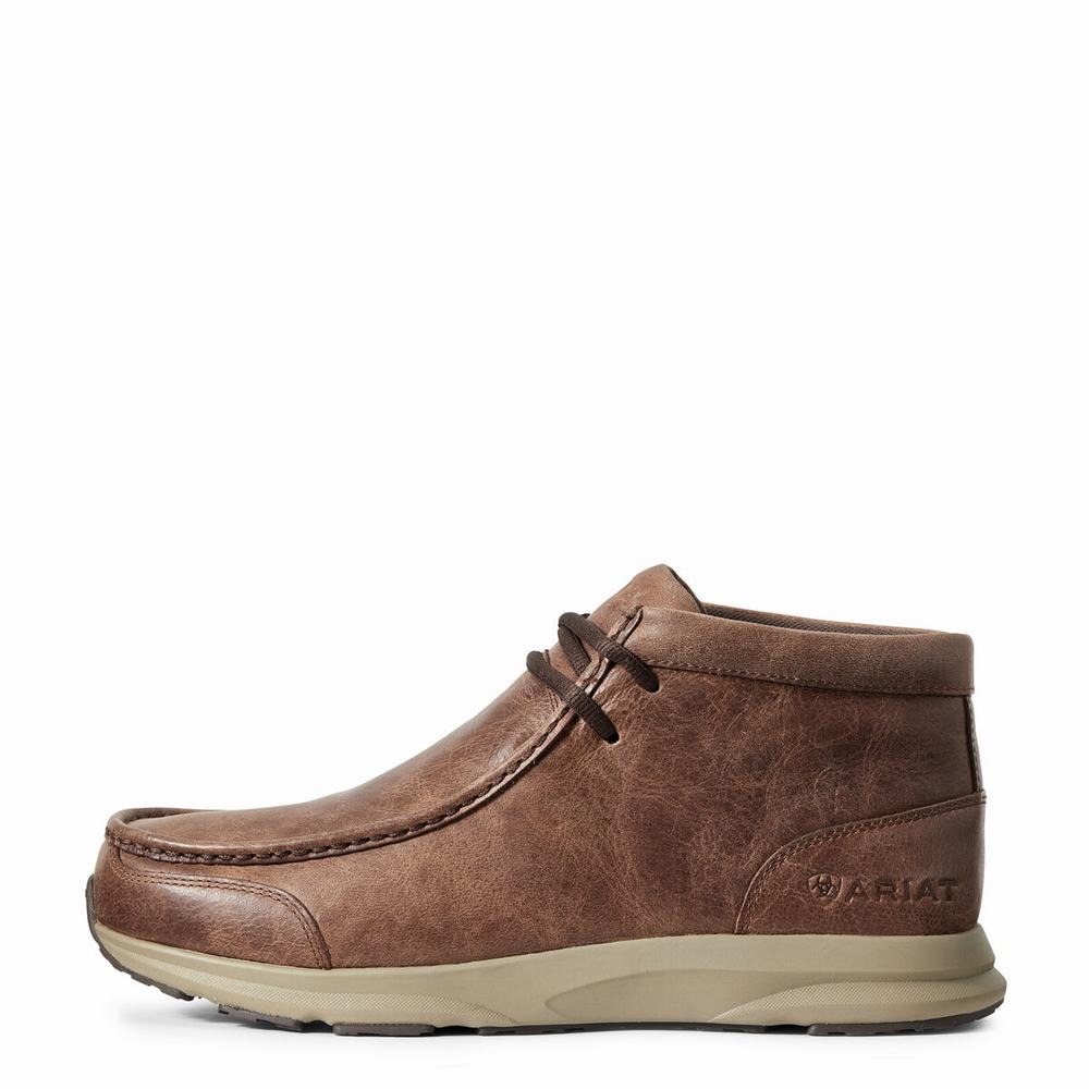 Men's Ariat Spitfire Sneakers Brown | KPEX-29307