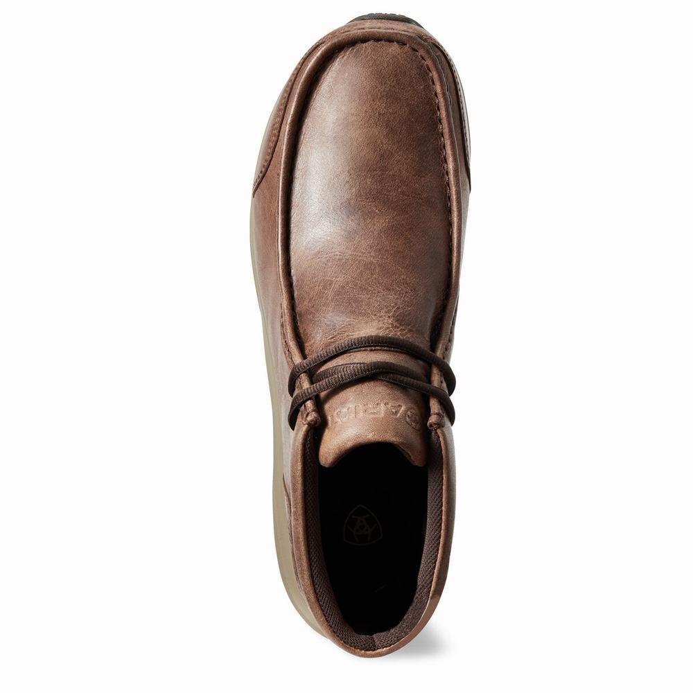 Men's Ariat Spitfire Sneakers Brown | KPEX-29307