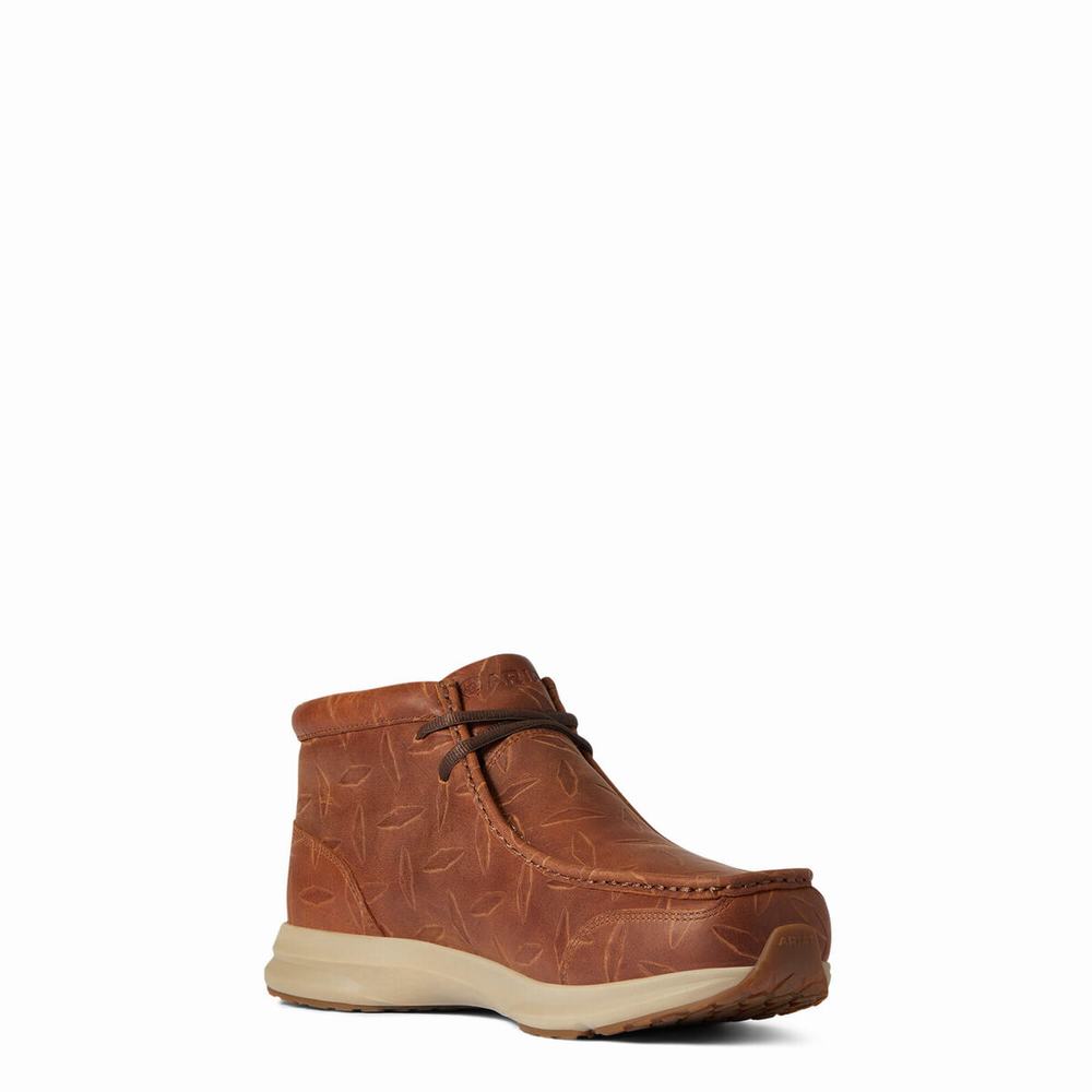 Men's Ariat Spitfire Sneakers Brown | NCZE-65308