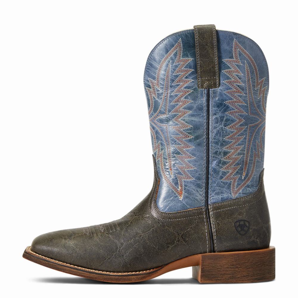 Men's Ariat Sport Smokewagon Western Boots Grey | SJRD-89243