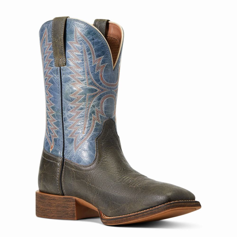 Men's Ariat Sport Smokewagon Western Boots Grey | SJRD-89243