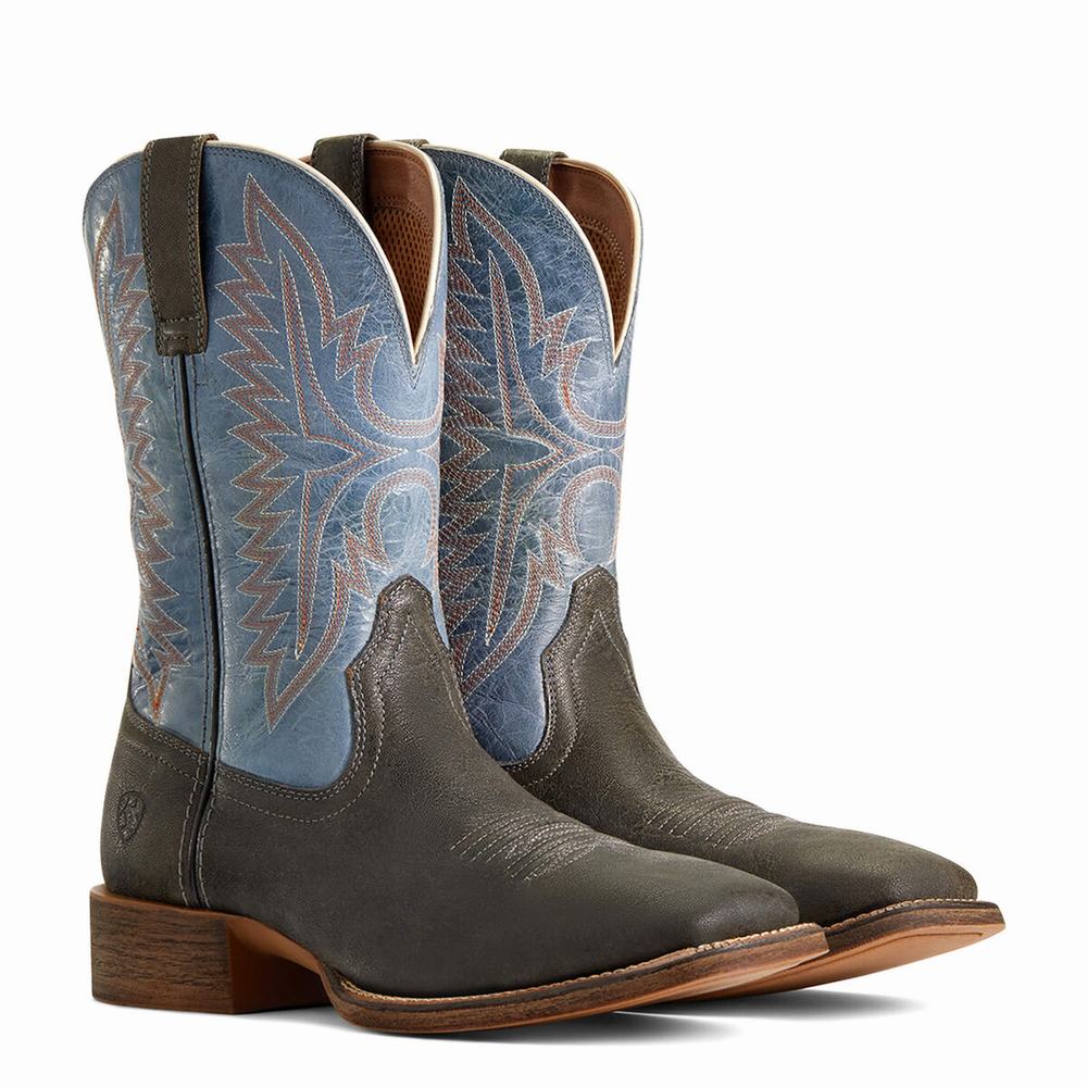 Men's Ariat Sport Smokewagon Western Boots Grey | SJRD-89243