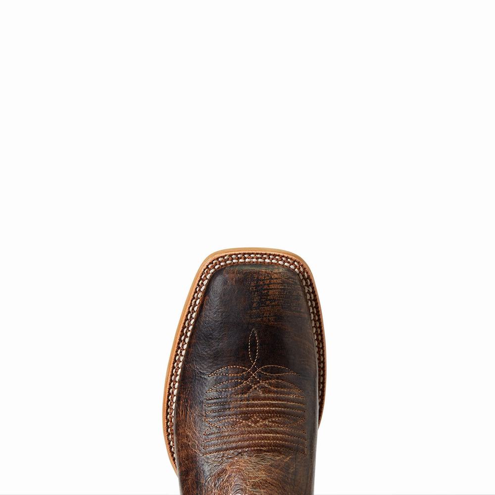 Men's Ariat Standout Western Boots Brown | PSEU-56308