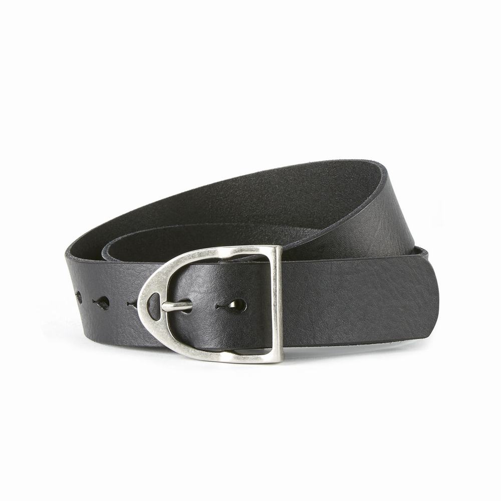 Men\'s Ariat Stirrup Belts Black | ZPJF-67289