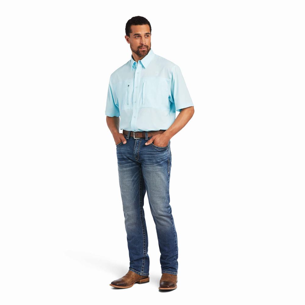 Men's Ariat VentTEK Classic Fit Shirts Multicolor | RIQO-57206