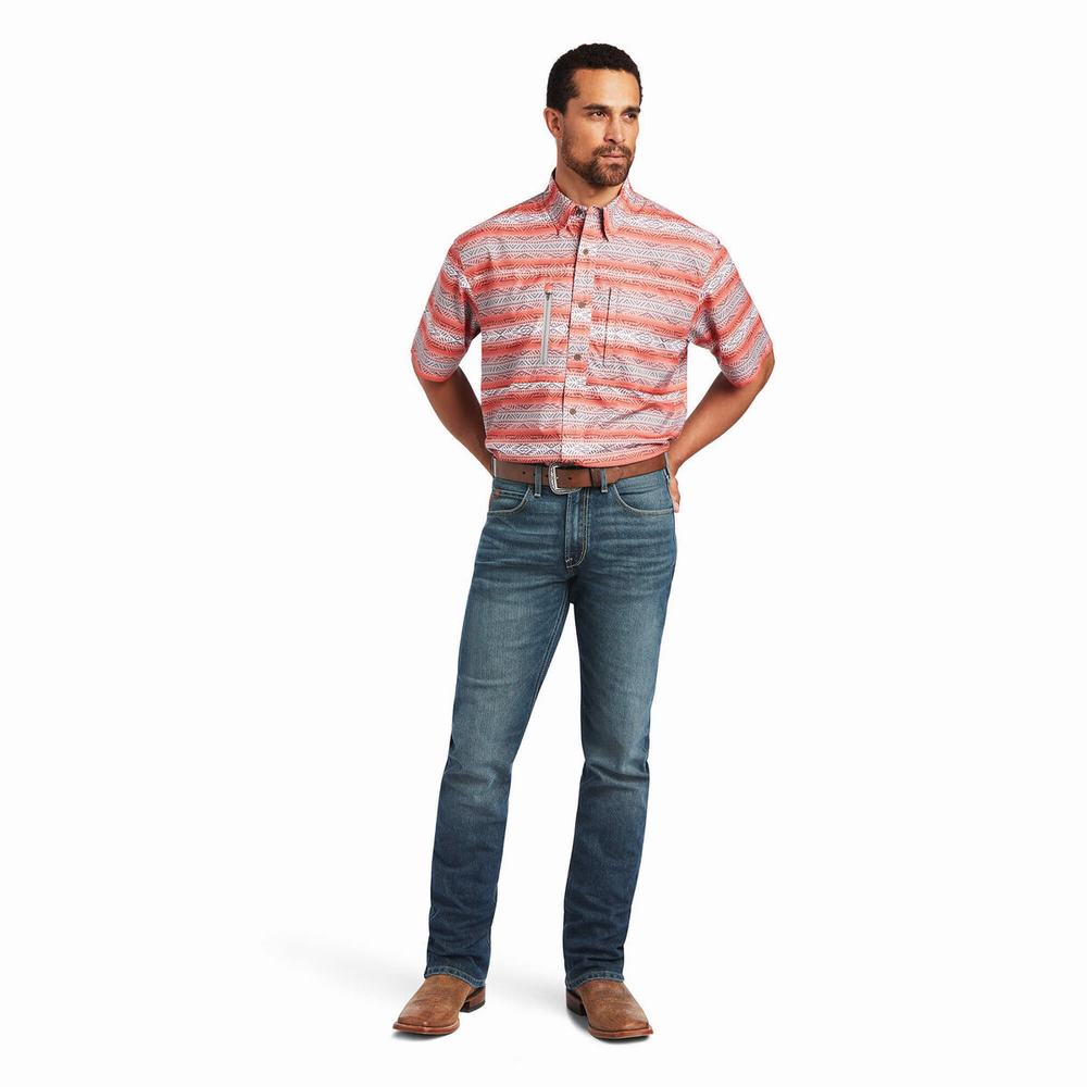 Men's Ariat VentTEK Classic Fit Shirts Multicolor | WEGL-06294