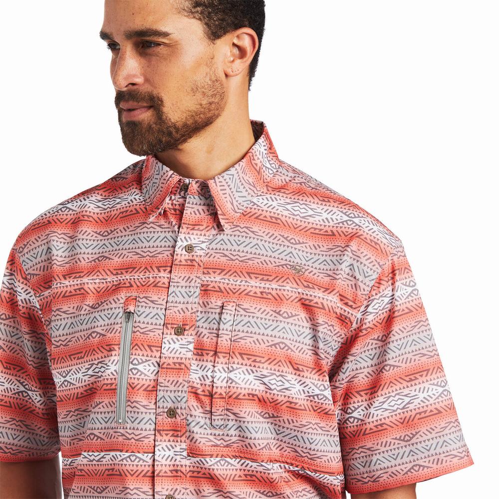 Men's Ariat VentTEK Classic Fit Shirts Multicolor | WEGL-06294