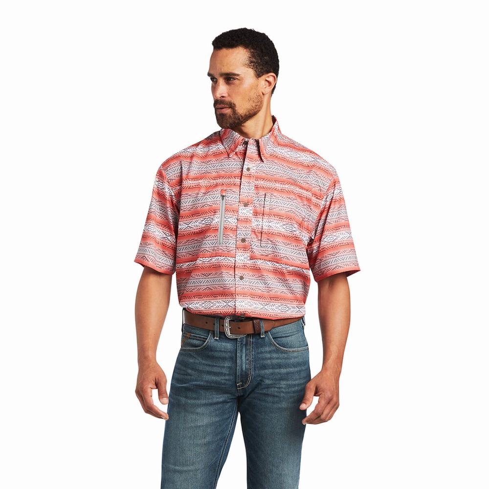 Men\'s Ariat VentTEK Classic Fit Shirts Multicolor | WEGL-06294