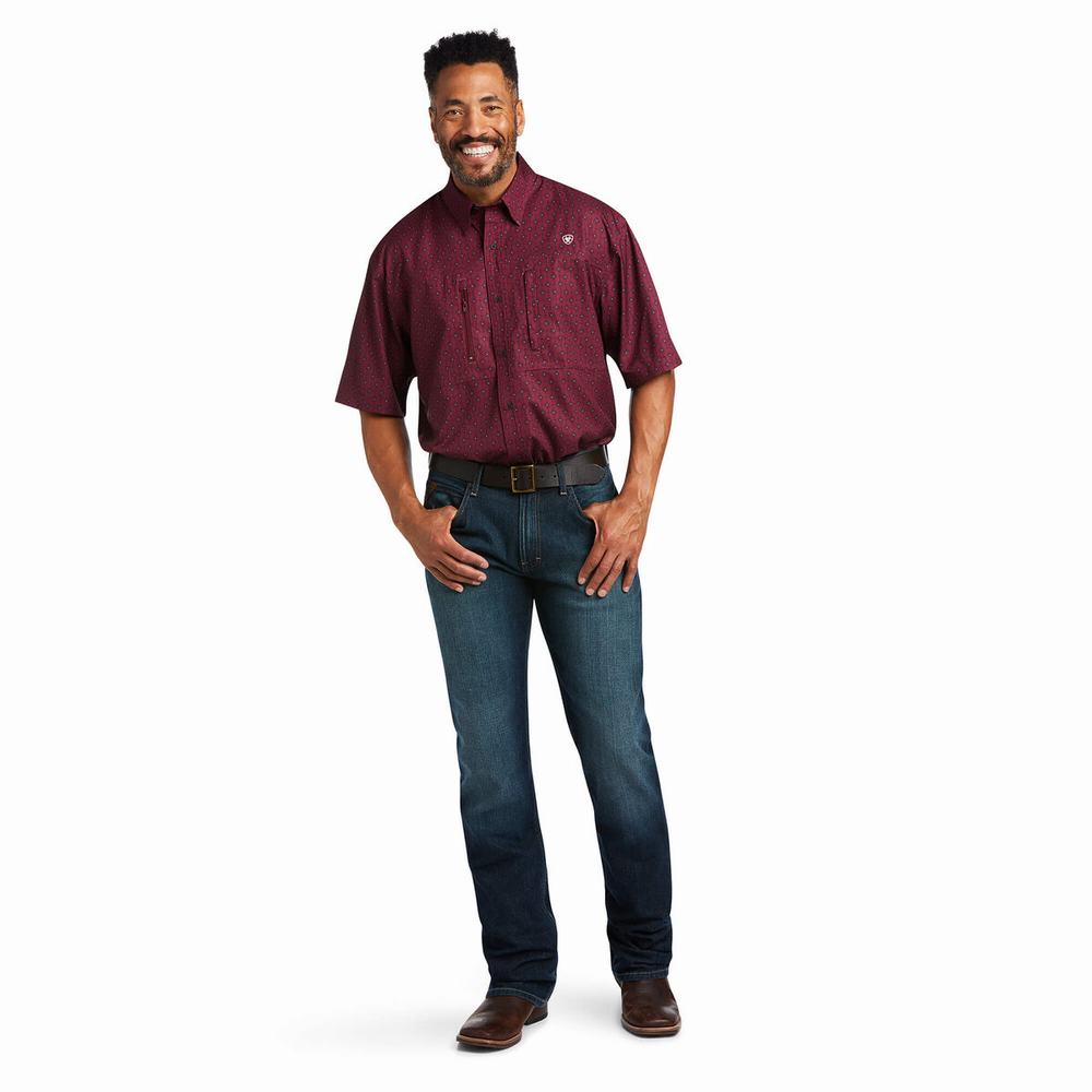 Men's Ariat VentTEK Classic Fit Shirts Multicolor | ZIGR-62159