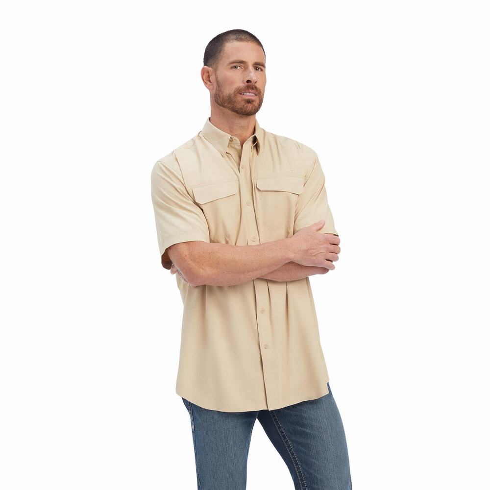 Men\'s Ariat VentTEK Outbound Classic Fit Shirts Multicolor | LMFY-59830