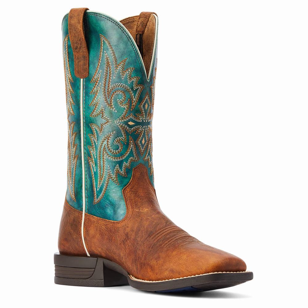 Men's Ariat Wild Thang Western Boots Brown | UIDM-13962