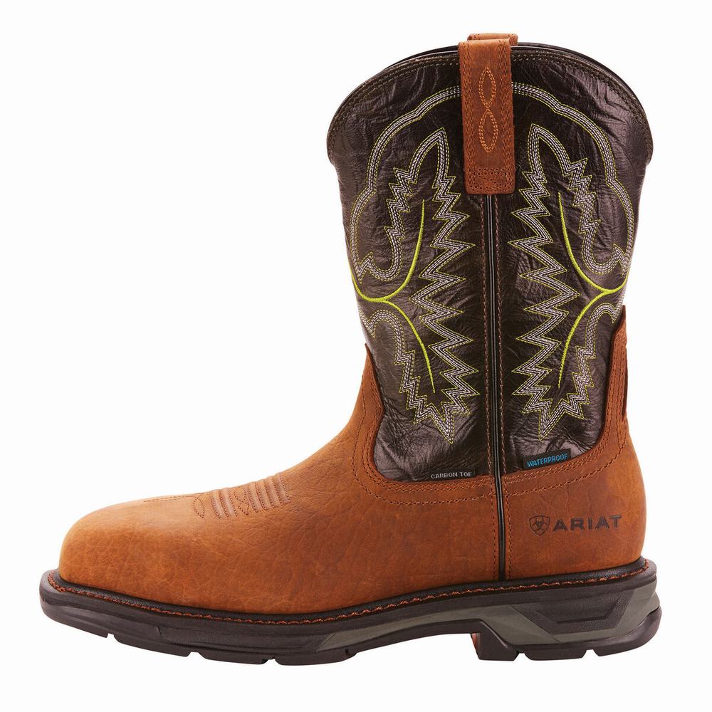 Men's Ariat WorkHog XT Waterproof Carbon Toe Waterproof Boots Multicolor | KPBX-43051